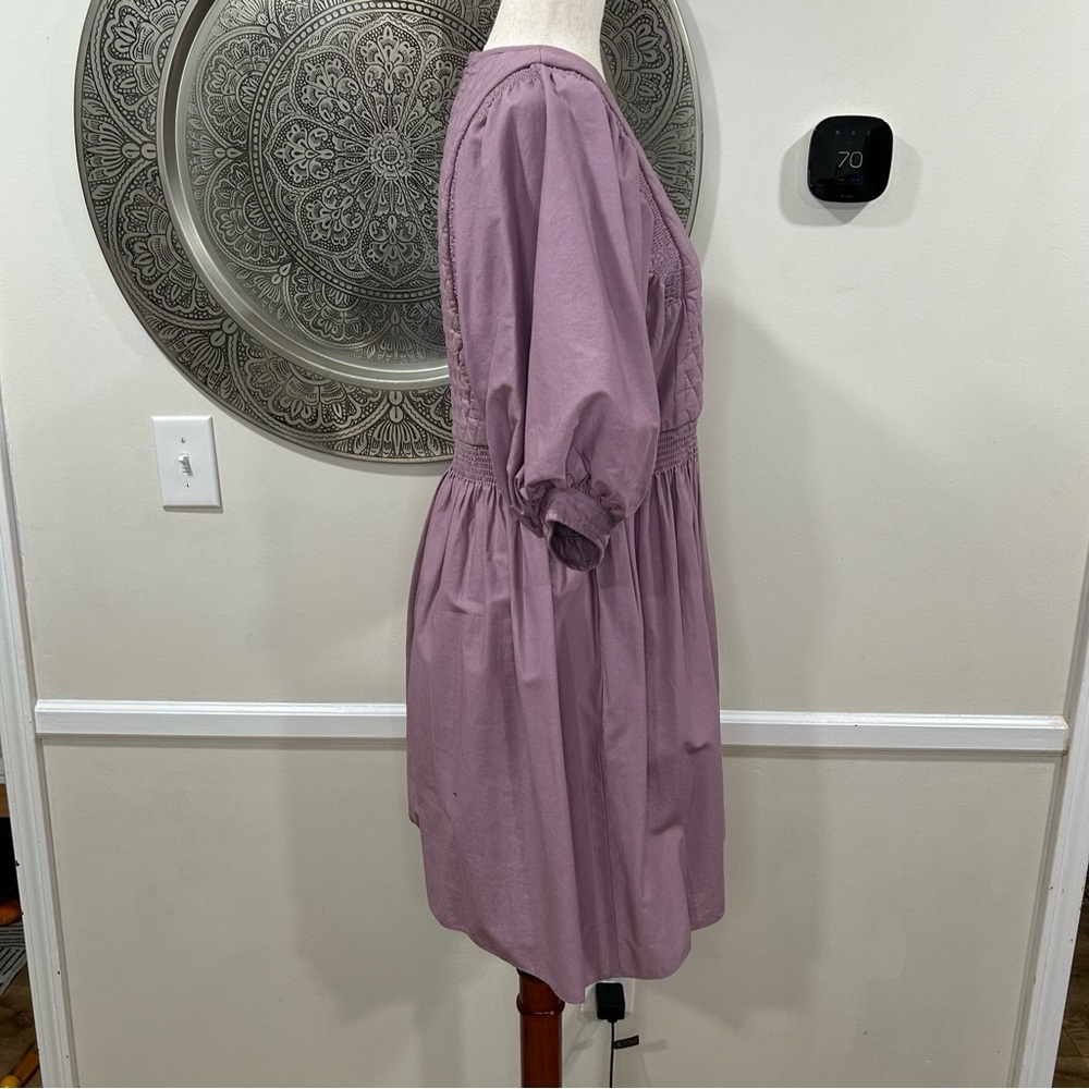 HUNTER BELL lavender quilted top dress - size small - Picture 5 of 11